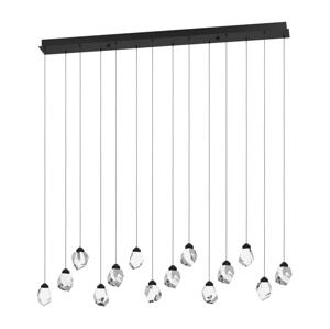 Eglo 390358 - LED Stmievateľný luster na lanku SINDICAT 14xLED/3W/230V čierna/číra