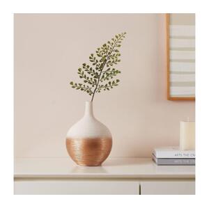 Eglo Eglo 421415 - Keramická váza SARYKSU 22x16 cm biela/zlatá