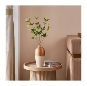 Eglo Eglo 421422 - Keramická váza SARYKSU 28x12,5 cm biela/zlatá