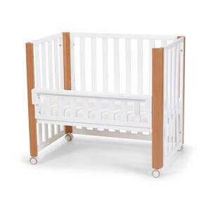 Kinderkraft KINDERKRAFT SELECT - Detská postieľka 4v1 KOYA Premium buk/borovica