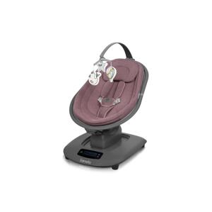 Lionelo Lionelo - Detské húpacie lehátko s melódiou BLOSSOM Pink Mauve + diaľkové ovládanie