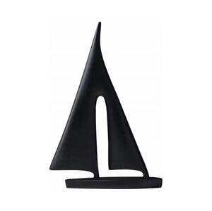 Estilo Home Dekorácia na stôl 28 cm živica/čierna