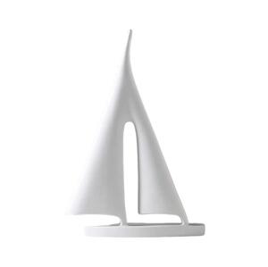 Estilo Home Stolová dekorácia 21 cm živica/biela