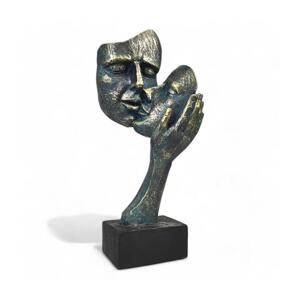 Estilo Home Stolná dekorácia 35x22x13 cm živica/patina