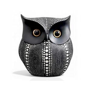 Estilo Home Stolová dekorácia 15 cm, čierna