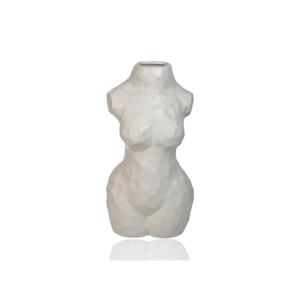Estilo Home Keramická váza 30 cm, biela