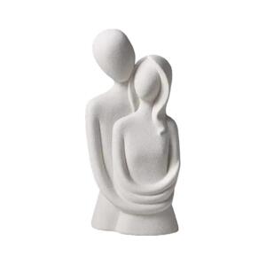 Estilo Home Keramická dekorácia na stôl 20x9,5x7,5 cm sivá
