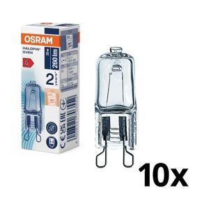 Osram SADA 10 ks žiaroviek do rúry HALOPIN G9/25W/230V 2700K - Osram