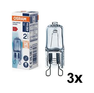Osram SADA 3x žiaroviek do rúry HALOPIN G9/40W/230V 2700K - Osram