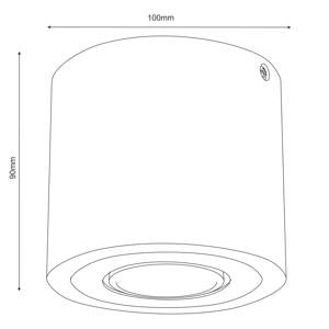 Envostar Ernest downlight GU10 z dreva, okrúhle