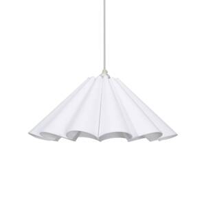 PR Home Závesné svietidlo Frenja, bavlna, biela, Ø 45 cm