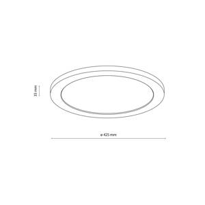 Panel Aqua LED, orech, Ø 42,5 cm, 36 W