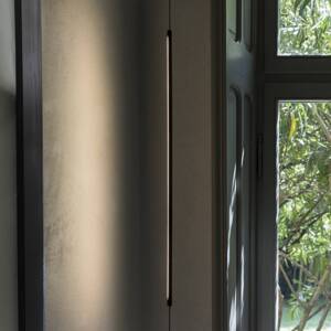 Ideal Lux Filo LED stojacia lampa, čierna, kov, 3 000 K