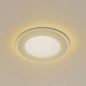 Lindby LED vstavané svetlo Toka, 6,5 W, biele, plast, CCT