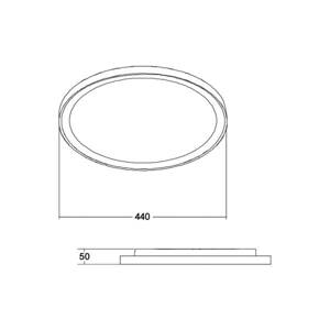 BRUMBERG LED stropné svietidlo Sunny Midi, DALI, 3 000K, čierne