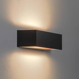Nástenné svietidlo BEGA Studio Line LED, čierna farba, kov, 30 cm