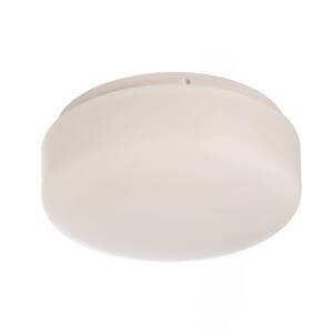 BEGA LED stropné svietidlo 50040P K3 Sensor, Ø 25 cm biely plast