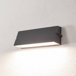 BEGA LED vonkajšie nástenné svietidlo 24374 K3, grafit, liaty hliník, DALI
