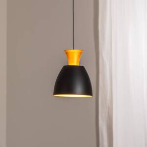 Závesné LED svietidlo Studio Line 51229, čierna/mosadz, Ø 20 cm