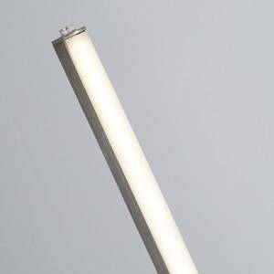 Stojacia lampa Tribeca LED, strieborná/opálová biela, kov, CCT, 150 cm