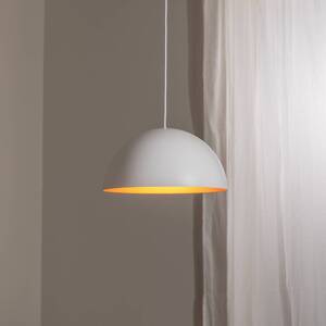 Závesné LED svietidlo Studio Line 50996, biela/medená, Ø 35 cm