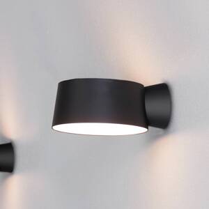 LOOM DESIGN LED nástenné svietidlo Cookie black aluminium Ø 15 cm