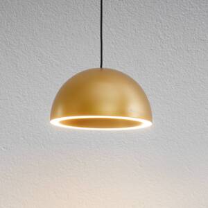 LOOM DESIGN Závesná LED lampa Curve hliníková farba zlatá Ø 14cm