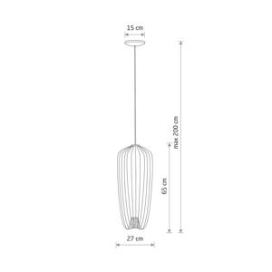 Závesné svetlo Pumpkin S, svetlosivé, Ø 27 cm, kov, GU10