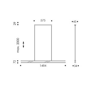 OLIGO LED závesné svietidlo Linto FIX, sivá/čierna, kov 927 stmievateľné