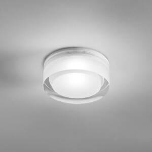 Egger LED vstavané svetlo Phoenix, biele, Ø 9 cm, akrylové 3 000 K