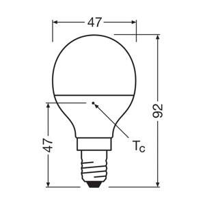 OSRAM LED Relax/Active/Sleep kvapky E14 4,9W matné 827/840