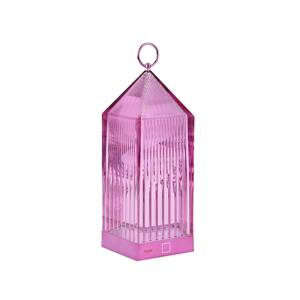 Kartell Lantern LED dobíjacia stolová lampa, fialová, recyklovaná, IP54