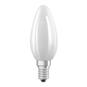 OSRAM LED žiarovka sviečka matná E14 1,2W 2700K 255lm