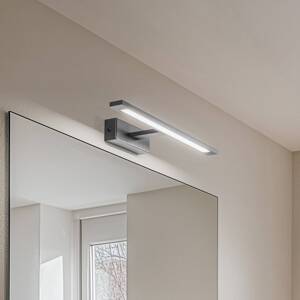 Nástenné svietidlo Gallery LED, čierne, kovové šírka 41,5 cm IP44