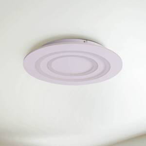 LED stropné svietidlo Mirel, biele, kovové Ø 50 cm RGB CCT Diaľkové