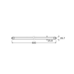 OSRAM LED lampa na rastliny T8 6,6W trubica Fluora 2 500K 60cm