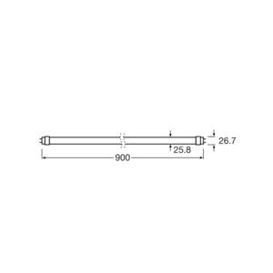 OSRAM LED lampa na rastliny T8 10W trubica Fluora 2 500K 90cm