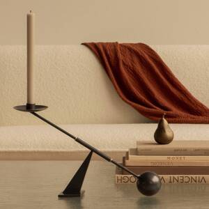 Sviečok Audo Interconnect, bronz, výška 25,5 cm