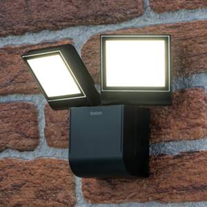 Theben LED vonkajšie nástenné svietidlo theLeda S17-100L, čierne, 2 svetlá