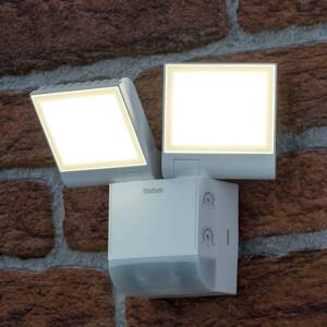 Theben LED vonkajšie nástenné svietidlo theLeda S17-100L, biele, senzor