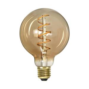 LED žiarovka Spiral Filament G95 E27 3,2 W jantárová stmievateľná