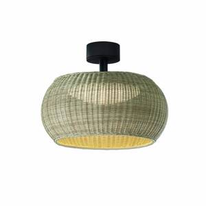Bover LED vonkajšie stropné svietidlo Perris, hnedá/béžová, Ø 47 cm