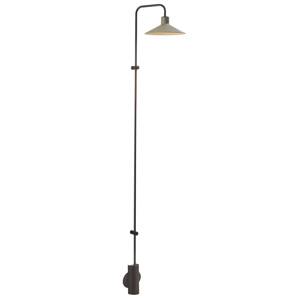 Nástenné svietidlo Bover LED Platet A/06, čierna/olivovo sivá, 154 cm