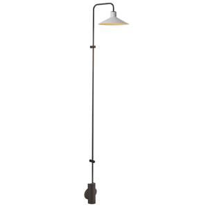 Nástenné svietidlo Bover LED Platet A/06, čierna/sivá, 154 cm