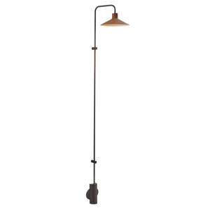 Nástenné svietidlo Bover LED Platet A/06, čierna/terakota, 154 cm
