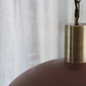 PR Home závesné svietidlo Alton, Ø 60 cm, hrdzavá farba, kov, E27