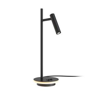 Maytoni Estudo LED stolová lampa, čierna Výška 45,5 cm kov
