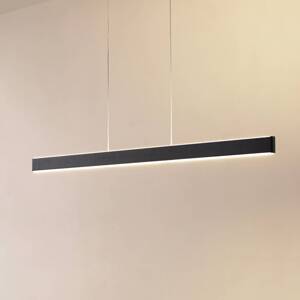 Lucande Smart LED závesné svietidlo Mylosh, čierne, CCT, Tuya
