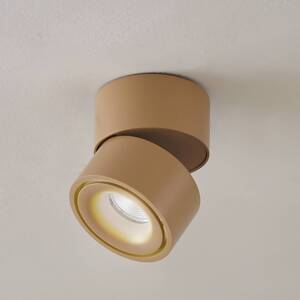 Arcchio LED stropné bodové svetlá Rotari, hnedé, 1-pl. 8,9 W