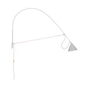 nástenné LED svietidlo midgard AYNO XL, sivo-oranžové, 3 000 K 220 cm